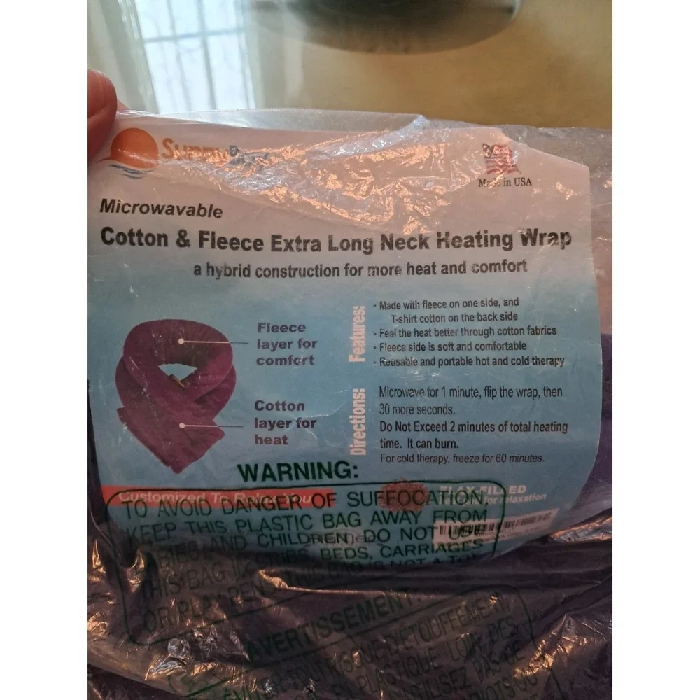 SunnyBay Microwave Heating Pad Navy Blue Heat or Cold Pack 26